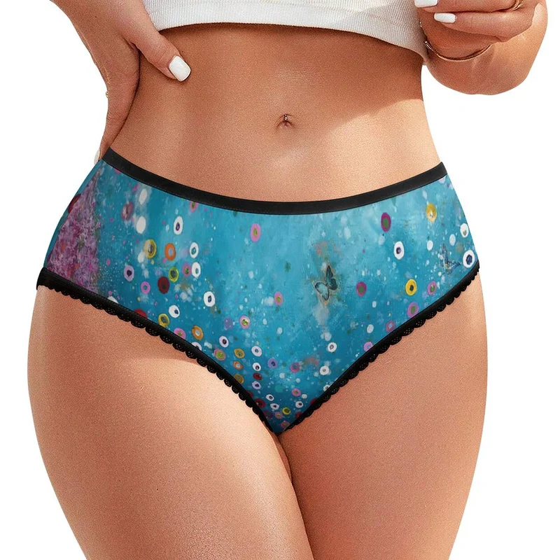 Culotte Dentelle Velours Personnalisée | Cadeau Femme Doux & Sexy