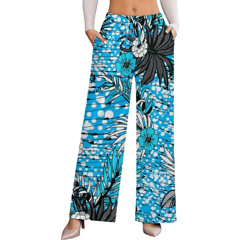 Pantalon Large Femme Personnalisé | Taille Haute Fluide & Confort