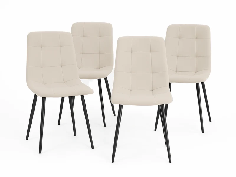 Chaises design - Lot de 4 - ALMA