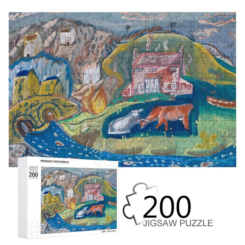Puzzle en Bois Personnalisé 200 Pièces | Cadeau Photo Original