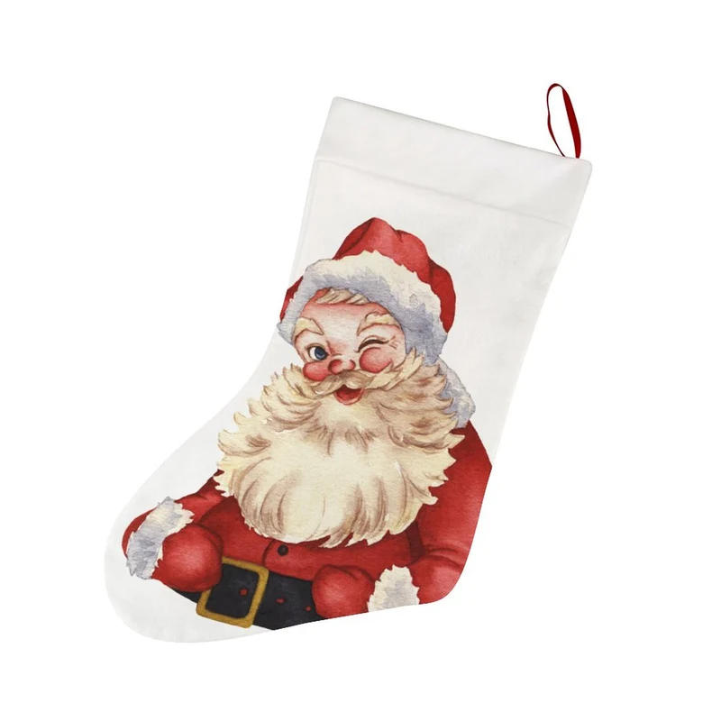 Chaussette de Noël Personnalisée avec Photo | Velours Doux