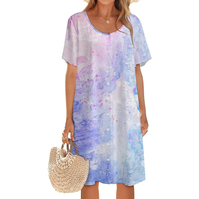 Tunique Longue Femme Personnalisable | Robe T-Shirt Confortable