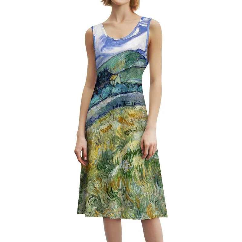 Robe Longue Personnalisée Femme | Cadeau Photo Élégant & Confort