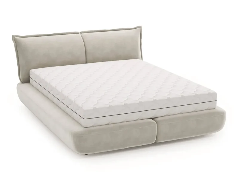 Lit design double sommier - NORA