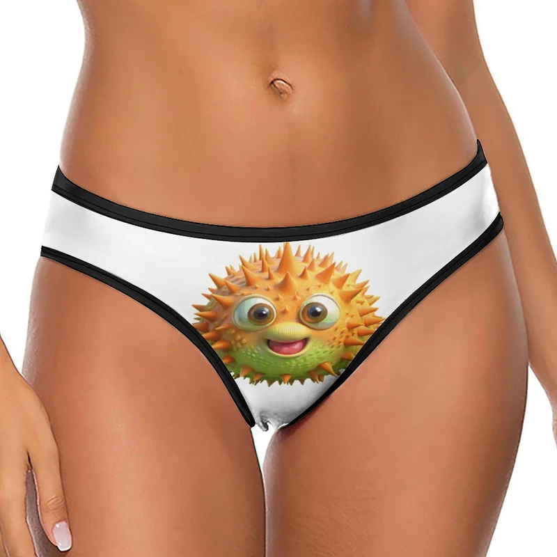 Tanga Personnalisé Photo Femme | String en Soie de Glace Confortable