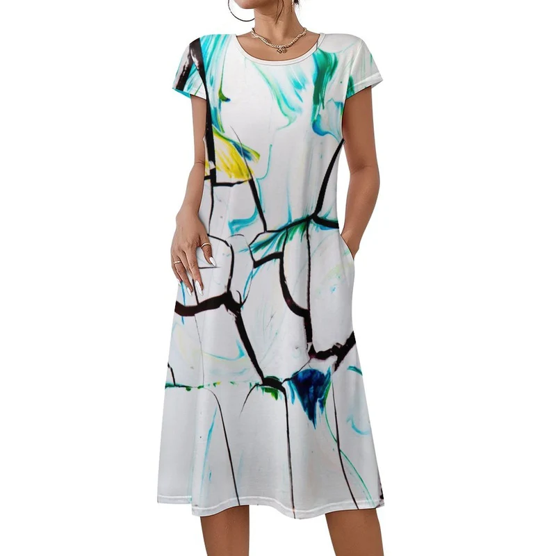 Robe d'Été Femme Personnalisable | Sans Manches, Coupe Fluide