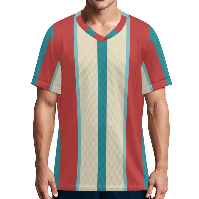 Maillot de Foot Personnalisé Homme | V-Neck & Tissu Technique