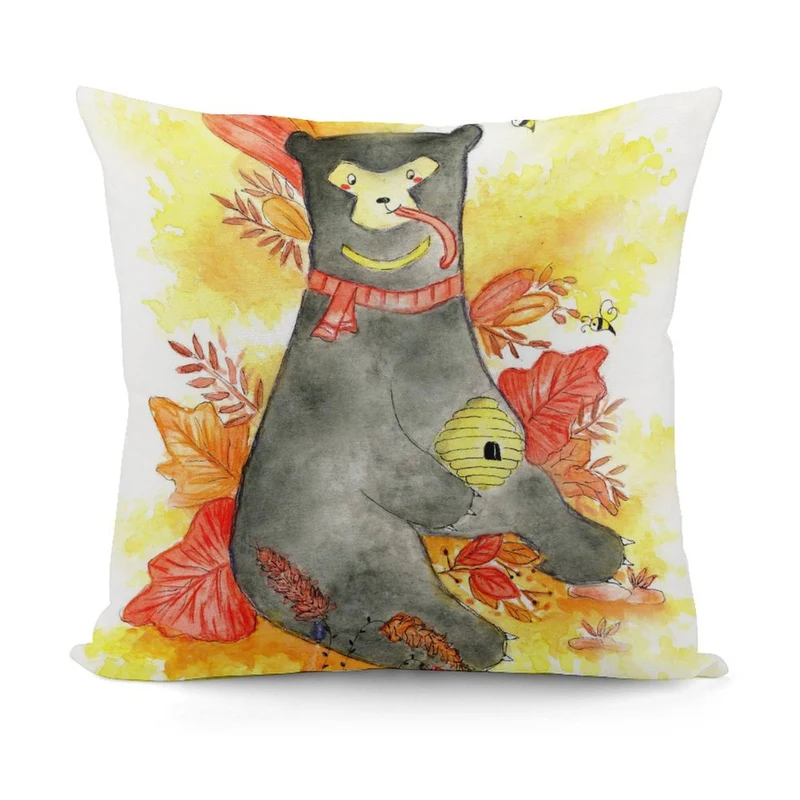 Housse Coussin Photo Personnalisée Peluche | Cadeau Doux et Unique