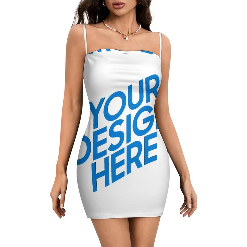 Robe bustier tube femme LM450 personnalisé avec photo texte prénom (conception une image)