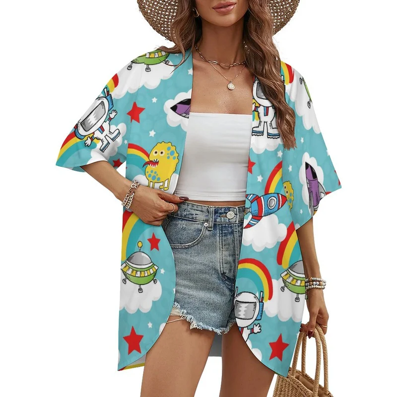 Cardigan Ouvert Femme | Léger, Manches 5/4, Personnalisable | Style Été