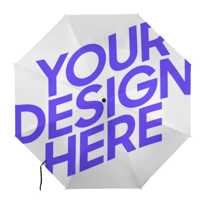 Parapluie de golf automatique Y08 2 plis (intérieur noir collé/extérieur imprimé) personnalisée avec prénom motif texte