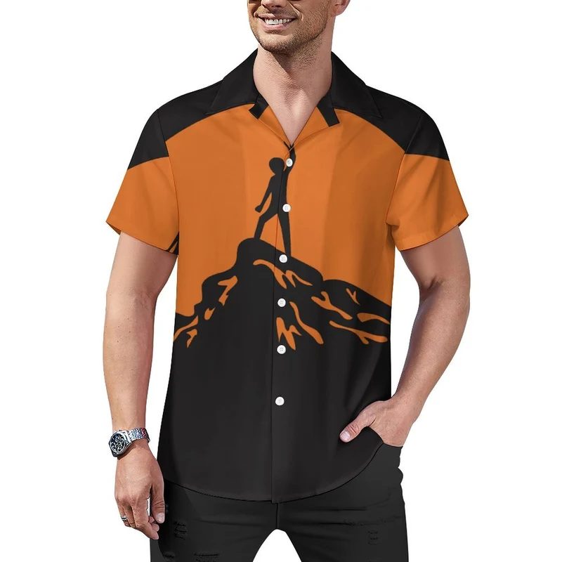 Chemise Col Cubain Homme Personnalisable | Tissu Stretch Confort