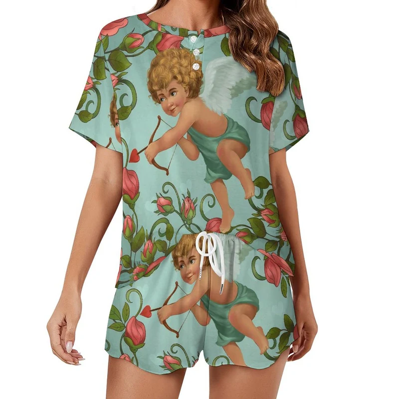 Ensemble Pyjama Personnalisé Femme Anti-UV | Tissu Soie Glacée