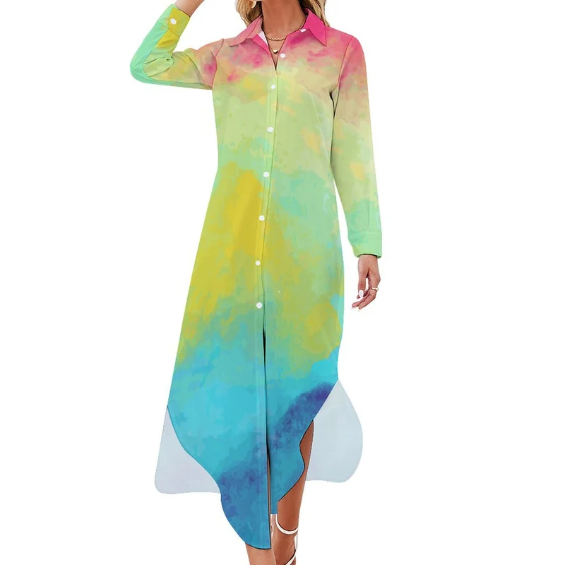 Robe Chemise Personnalisable Manches Longues | Tissu Stretch Confort