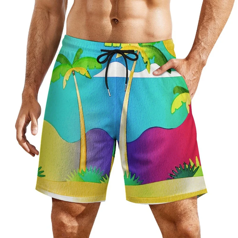 Short Sport & Plage Homme | Maille Respirante, Doublure Soie de Lait, Personnalisable
