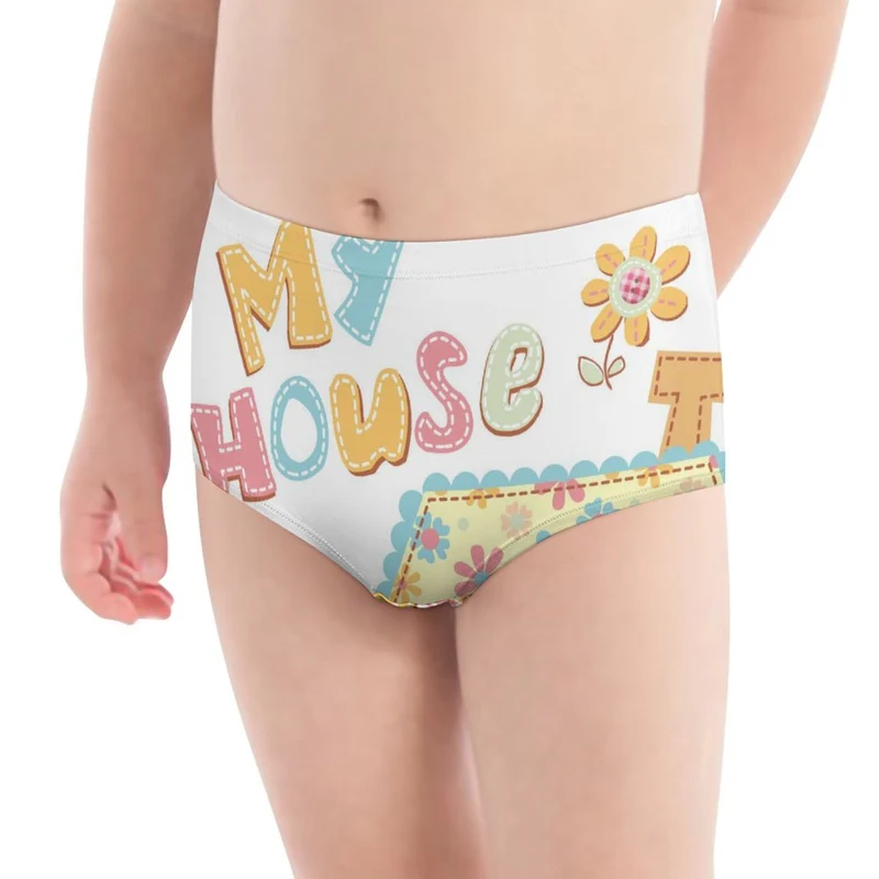 Culotte Fillette Soie de Lait | Confort Doux & Personnalisable | Tailles 4-16 Ans
