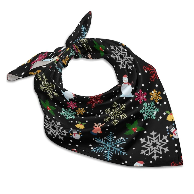 Foulard Carré Soie Imitation | Doux, Polyvalent & Personnalisable (46/60cm)