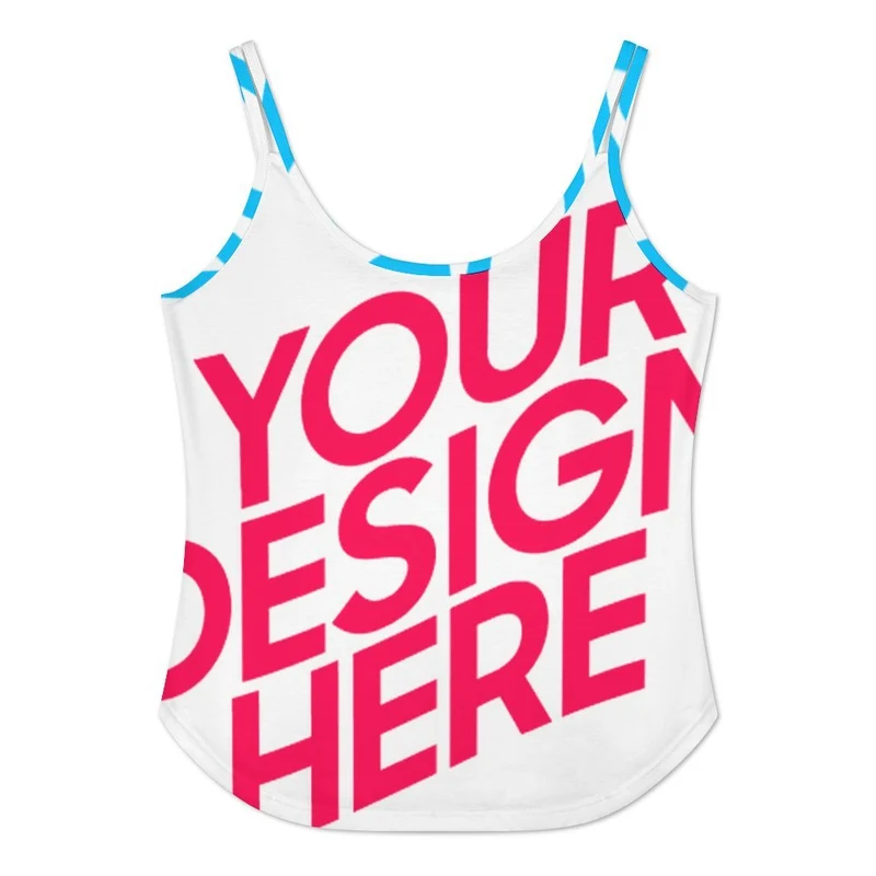 Débardeur dos nu pour femme UDX personnalisée avec prénom motif texte (conception multi-images)