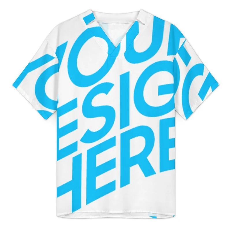 T-shirt col V coupe régulière pour homme J20T personnalisé avec photo texte prénom (conception une image)