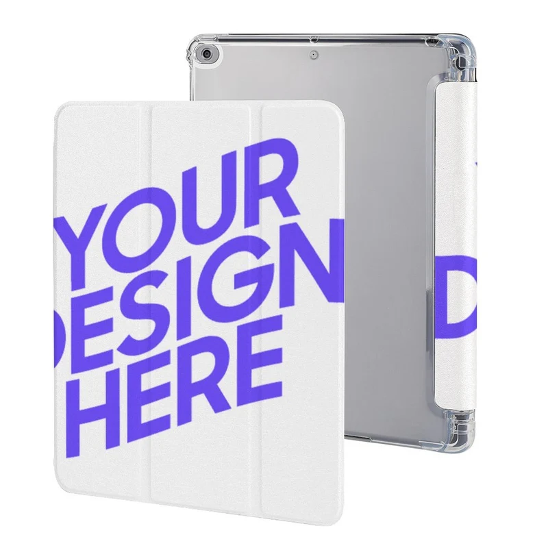 Étui pour tablette iPad étui clavier housse de protection pour iPad 10ème génération / IPAD 2017 2018 Air1 Air2 / IPAD Pro / IPAD Air3 personnalisé avec photo texte prénom