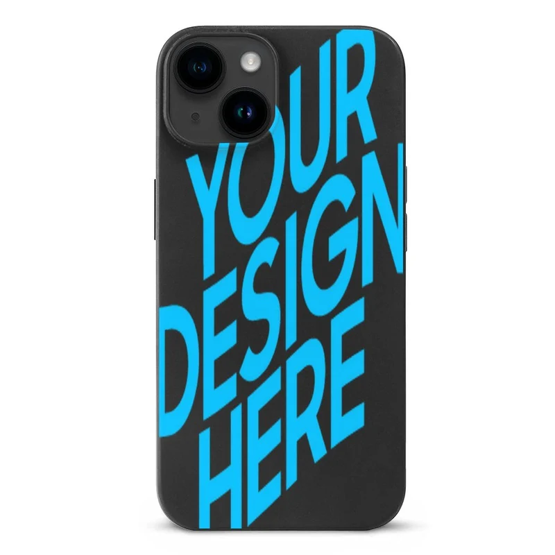 Coque de téléphone portable en TPU pour iPhone 15 / 15 Plus / 15 Pro / 15 Pro Max personnalisée avec photo motif texte