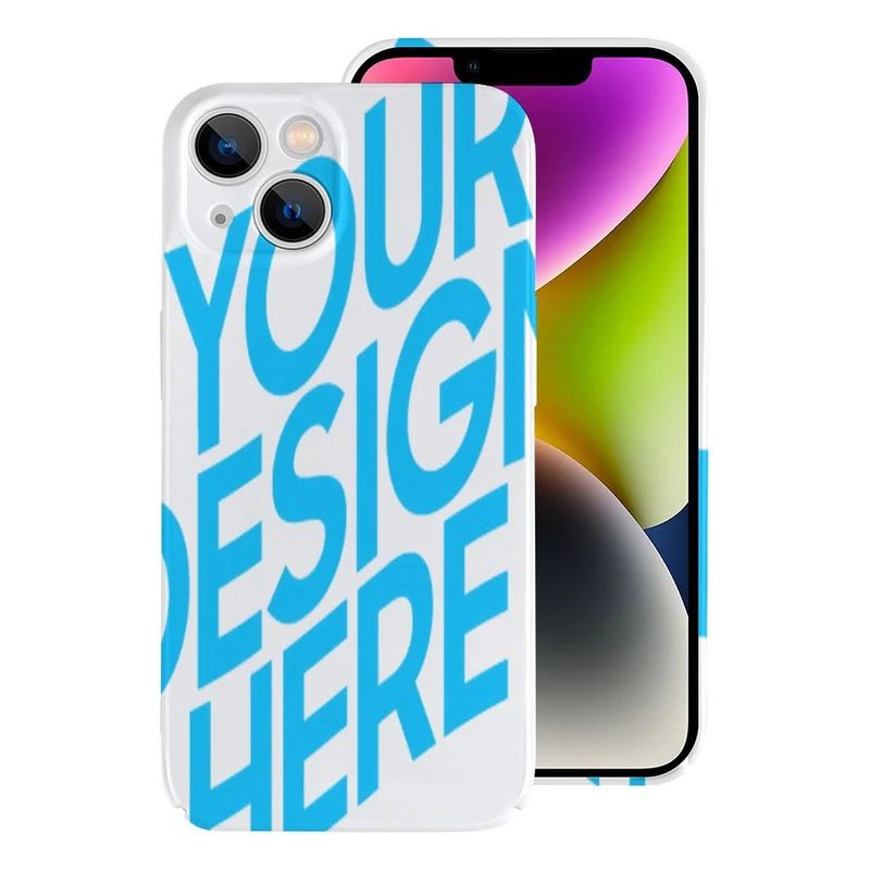 Coque de téléphone portable pour iPhone 14 / 14 Plus / 14 Pro / 14 Pro Max personnalisée avec photo motif texte