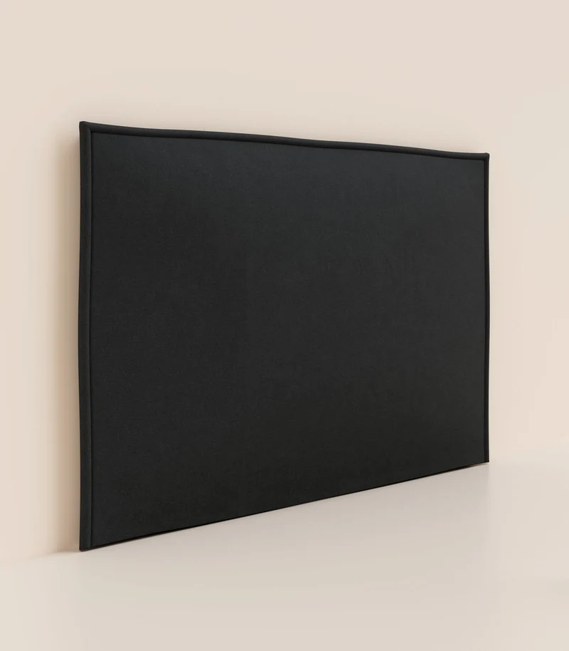 Tête de lit tapissière - Noir Anthracite