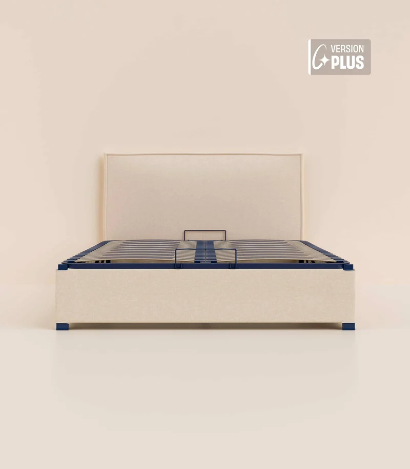 Lit coffre - Beige