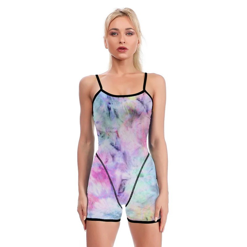 Combinaison Yoga Dos Ouvert Personnalisée | Coupe Ample, Bretelles & Impression Sublimation