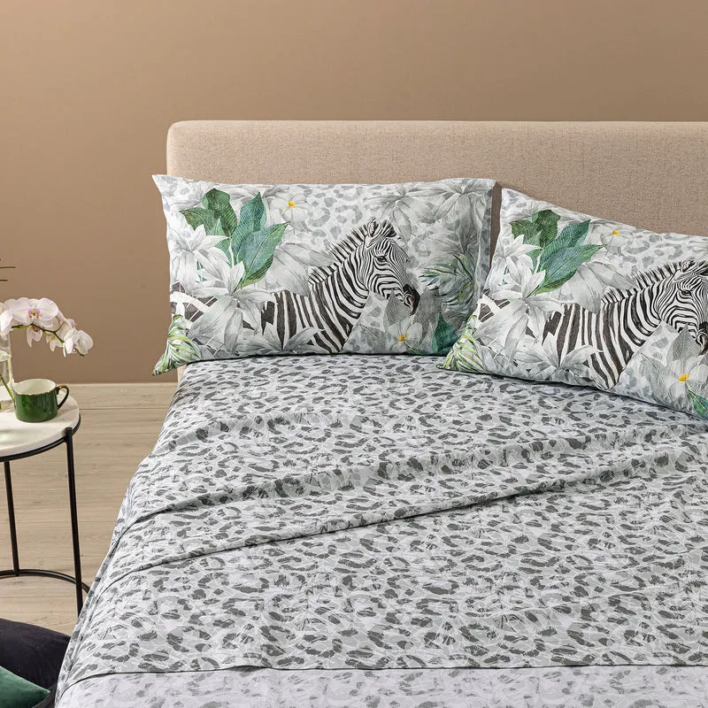 Completo Lenzuola Jungle in Cotone