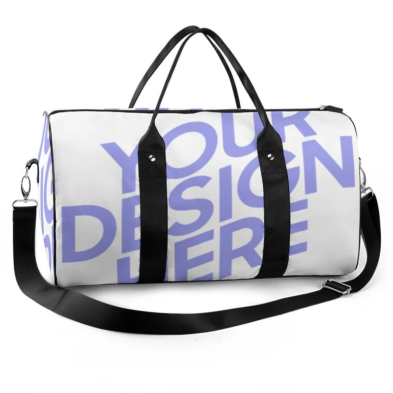 Sac à main / Sac de voyage grande capacité pour femme homme personnalisé avec photo logo texte motif