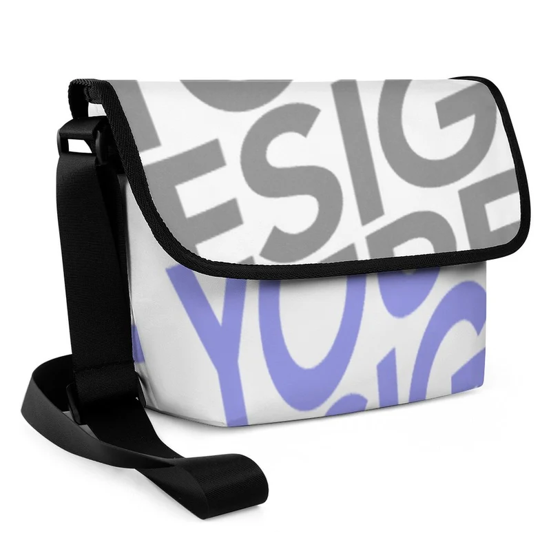 Sac messager / Sac bandoulière grande capacité pour homme femme personnalisé avec photo logo texte motif (impression des multi-images)