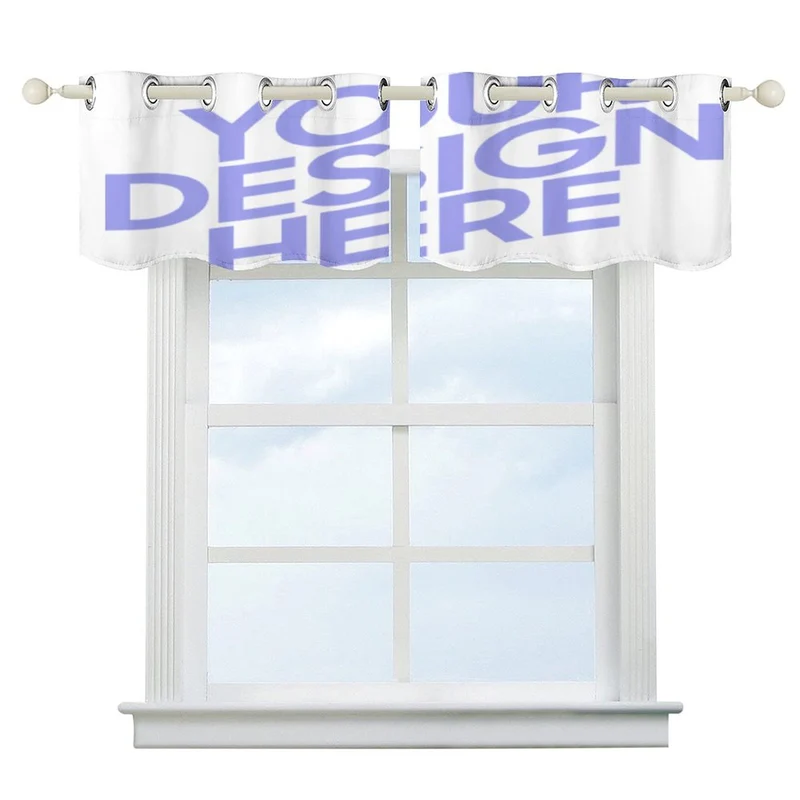 Deux pièces décor rideau salon chambre occultant personnalisé avec photo logo texte motif