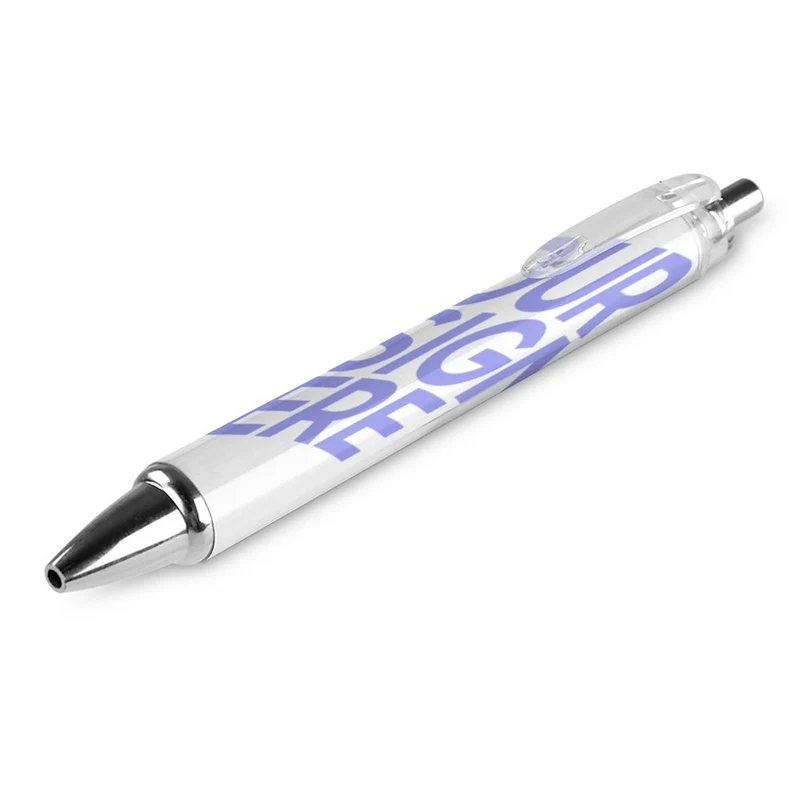 Stylo a bille retractable 0.5 mm encre bleue BG1613028 personnalisé avec photo logo texte motif