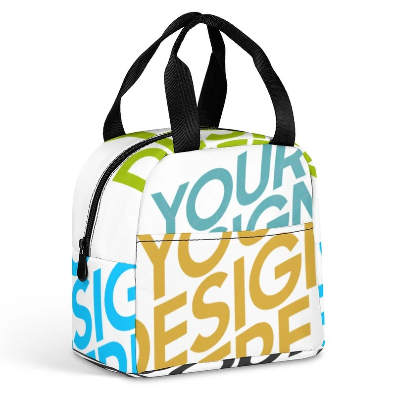 Sac Isotherme Repas / Sac à repas personnalisé avec photo logo texte motif (Impression des multi-images)