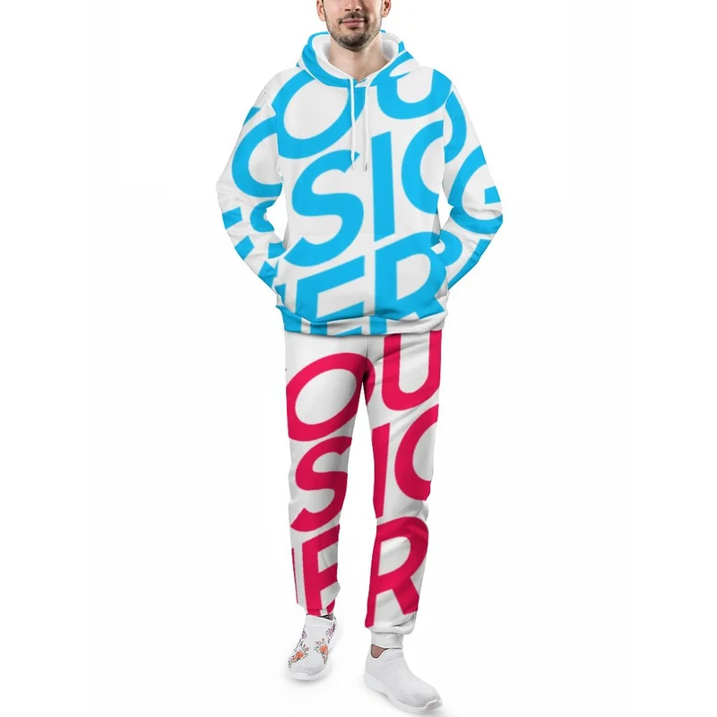 Ensemble sweat à capuche Original 4T03 Homme personnalisé avec photo image motif texte logo