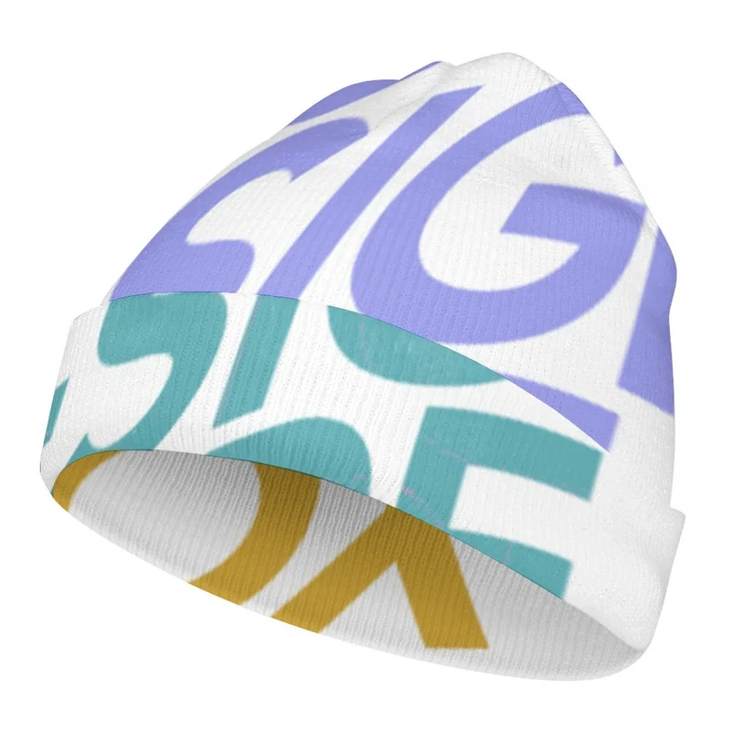 Bonnet tricoté pour enfants bonnet garçon fille personnalisée avec prénom motif texte (conception multi-images)