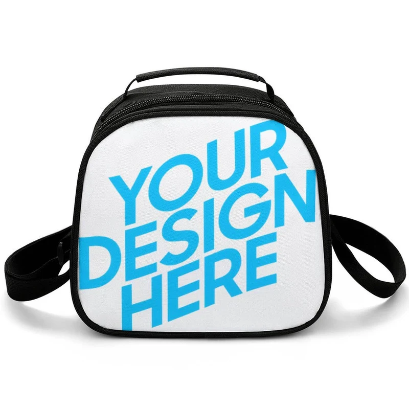 Sac isotherme repas / sac isolant repas pour enfant personnalisé avec photo text logo