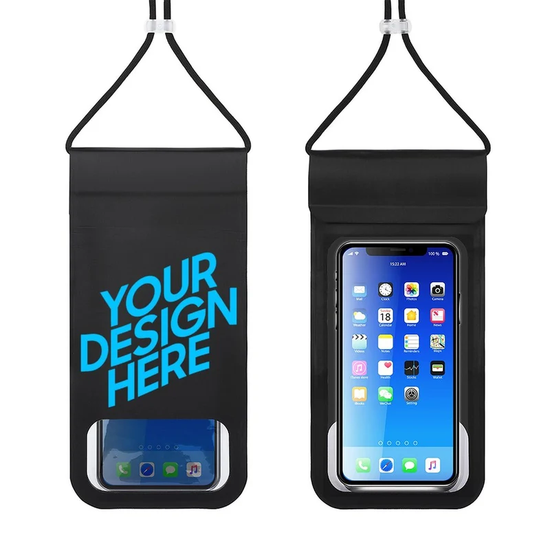 Sac étanche pour téléphone portable personnalisé avec photo logo texte
