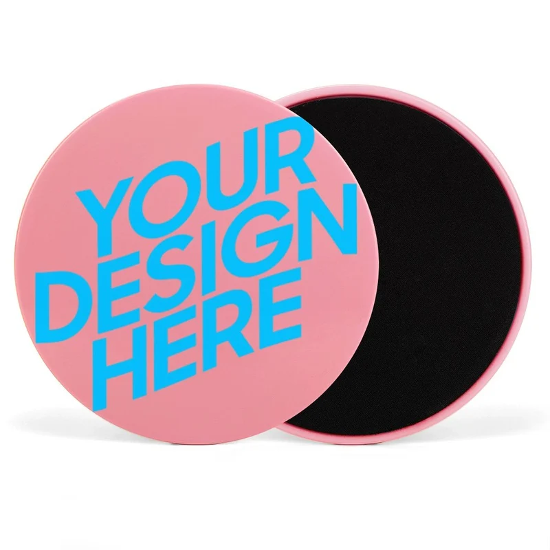 Plaque coulissante pour Yoga / disques coulissants pour Fitness YD2301003 Personnalisé (rose)