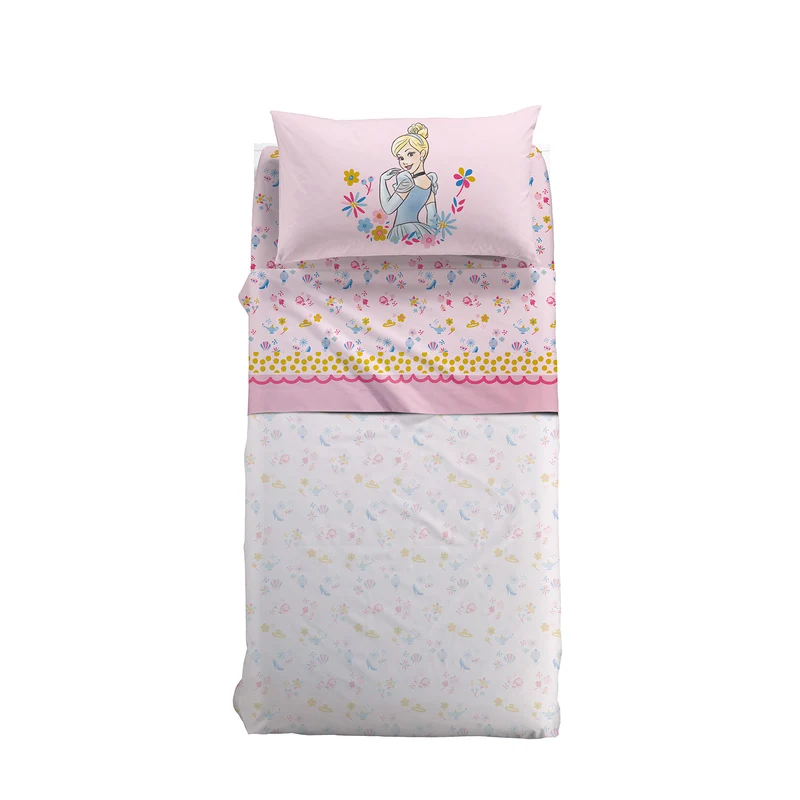 Completo Lenzuola princess romance in Flanella