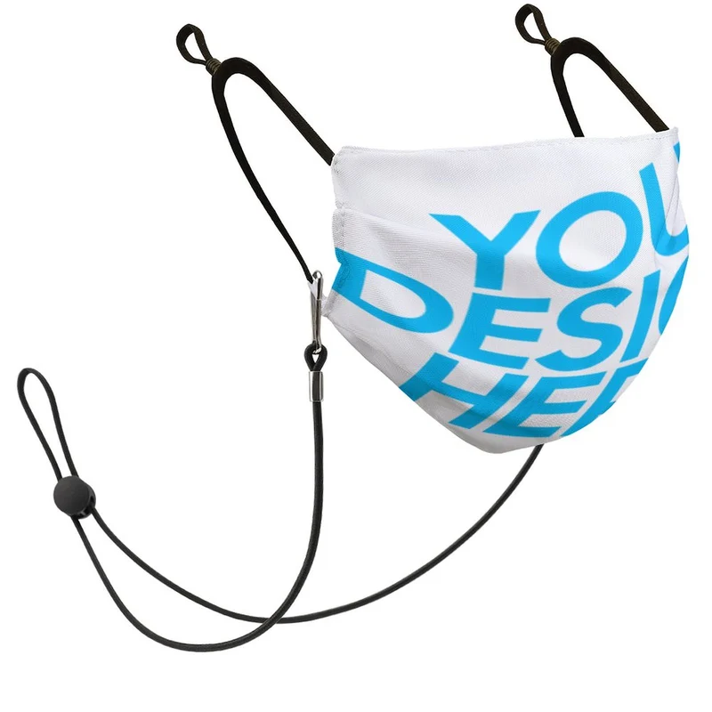Masque anti-poussière enfant ados (sans filtre) personnalisé avec photo logo motif texte
