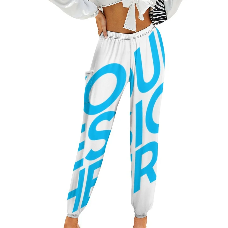 Pantalons décontractés NZ204 femme chic personnalisé avec photo logo et texte