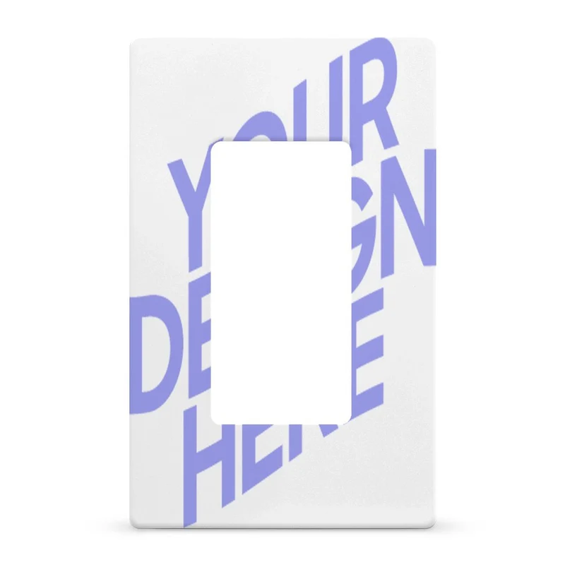 Panneau de commutation amovible personnalisé avec photo logo texte motif