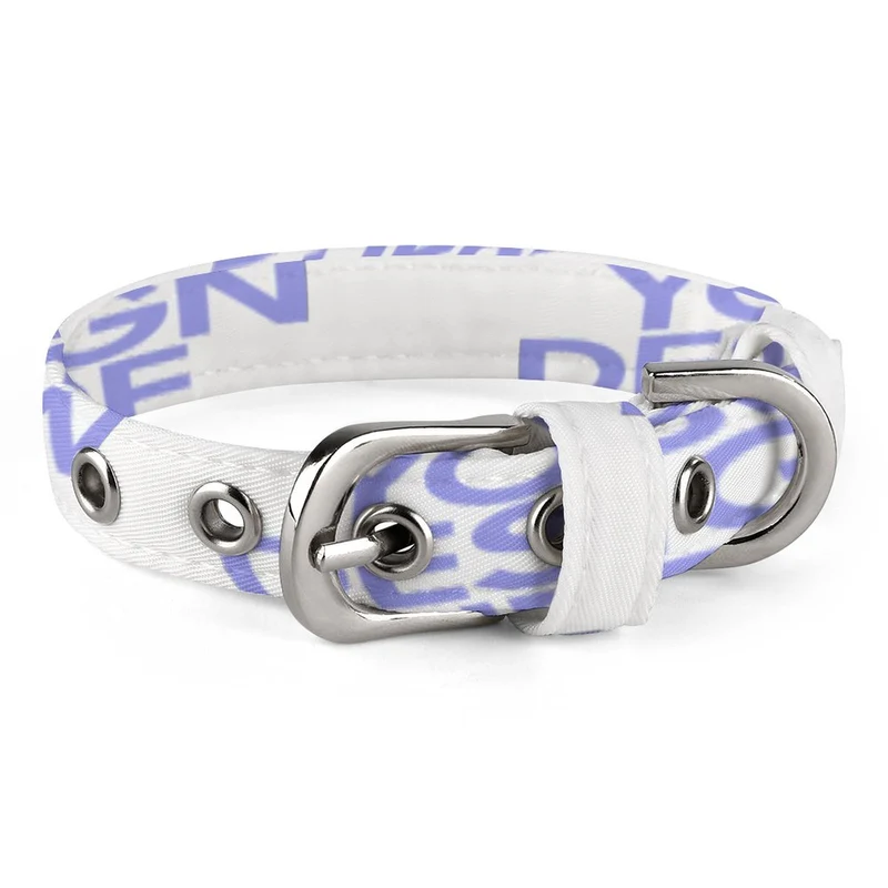 Collier pour animal de compagnie réglable / Colliers pour chien Q025 personnalisé avec photo logo texte motif