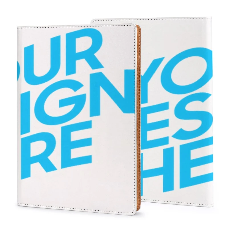 Coque/étui de cahier/bloc-notes PU cuir BG1613007 impression personnalisé avec logo photo motif texte