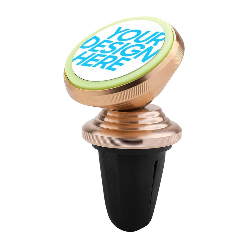 Support de téléphone portable pour sortie d'air de voiture personnalisé avec photo texte logo