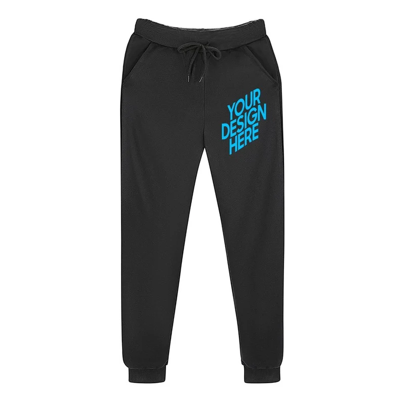 Pantalon de survêtement adolescent (estampé à chaud) personnalisé avec photo image et logo
