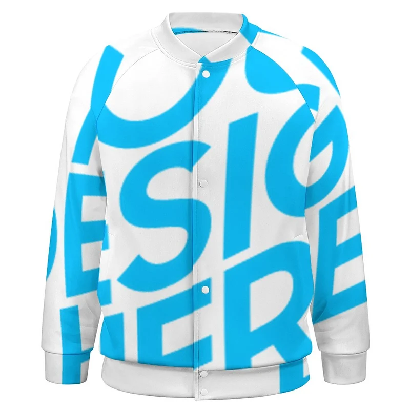 Uniforme de baseball grande taille homme impression personnalisé avec photo logo motif texte