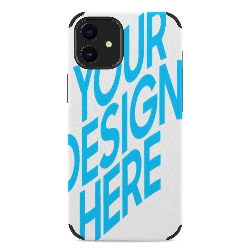 Coque/étui/housse de téléphone en cuir fibre Apple série 12/12 mini/12 pro/12 pro max impression personnalisé avec logo motif image texte